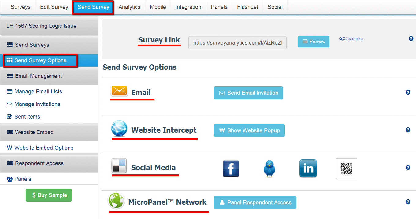 Survey Software Help Image